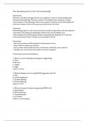 Biotechnology Practice Quiz with correct answers