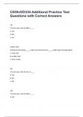 C839v5 D334 Additional Practice Test Questions with Correct Answers