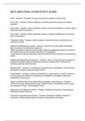 SEVI 2053 FINAL EXAM STUDY GUIDE