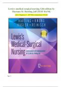 Test bank for lewis s medical surgical nursing 12th edition by mariann m harding jeff