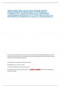 NGN HESI RN 2025 EXIT EXAM WITH  COMPLETE QUESTIONS and VERIFIED  ANSWERS GRADED A&plus;&vert;JUST RELEASED&excl;&excl;&excl; 