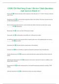 GNRS 554 Med Surg Exam 1 Review Vitals Questions And Answers Rated A&plus;