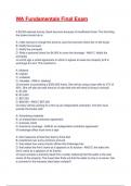 WA Fundamentals Final Exam 2025&sol;2026 Questions With Completed Solutions&period;