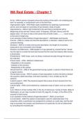 WA Real Estate - Chapter 1 Exam 2025&sol;2026 Questions With Completed Solutions&period;