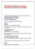POAT Midterm &lpar;2025&rpar; Actual Exam Questions and Answers A&plus; Graded&period;