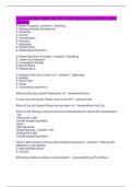 BALANCED BODY WRITTEN TEST QUESTIONS AND ANSWERS &vert; 100&percnt; VERIFIED