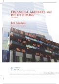 Test Bank For Financial Markets and Institutions 11th Edition by Jeff Madura &comma;All Chapters &lpar;1-25&rpar; Newest Edition &vert;&vert;ISBN&colon;NO 9781305143005&vert;&vert; Complete Guide A&plus;