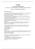 Test Bank for Animal Behavior 12th Edition by Dustin Rubenstein&comma; Chapter 1 to 14