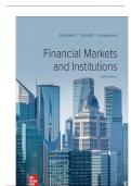 TEST BANK FOR Financial Markets and Institutions 8th Edition by Anthony Saunders&comma; Marcia Millon Cornett&comma; Otgo Erhemjamts  ISBN&colon; 978-1260772401 COMPLETE GUIDE ALL CHAPTERS COVERED 100&percnt; VERIFIED A&plus; GRADE ASSURED&excl;&excl;&excl;&excl;NEW LATEST UPDATE&excl;&excl;&excl;&excl;