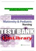 Test bank Introductory Maternity and Pediatric Nursing &ndash; 4th Edition Hatfield &vert; Full Test Bank with NCLEX-Style Questions