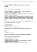 PALANTIR DATA ENGINEERING CERTIFICATION EXAM 