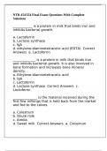 NTR 454&sol;554 Final Exam Questions With Complete Solutions