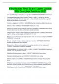 Film Studies Final Exam &vert; Latest Update With Complete Solutions 2025