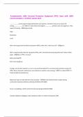 Fundamentals&colon; skills Personal Protective Equipment &lpar;PPE&rpar; Exam with 100&percnt; Correct Answers &vert; Verified &vert;Latest 2025