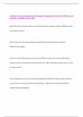 Infection Control&sol;Using Personal Protective Equipment Exam with 100&percnt; Correct Answers &vert; Verified &vert;Latest 2025