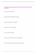 OSHA personal protective equipment quiz with 100&percnt; Correct Answers &vert; Verified &vert;Latest 2025