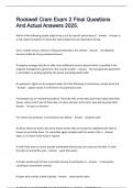 Rockwell Cram Exam 2 Final Questions And Actual Answers 2025&period;