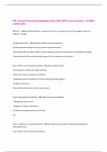 PPE&colon; Personal Protective Equipment Exam with 100&percnt; Correct Answers &vert; Verified &vert;Latest 2025