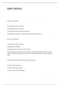 SAR TECH II Test Questions with Answers 100&percnt; Correct
