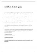 SAR Tech III study Guide Questions and Answers