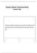 Skywarn Spotter Convective Basics Lession Test ACCURATE ANSWERS 100&percnt; PASS&period;