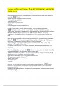 Neuroendocrinology Exam 3 QUESTIONS AND ANSWERS 100&percnt; ACCURATE&period;