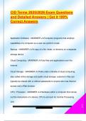 CID Terms 2025&sol;2026 Exam Questions  and Detailed Answers &vert; Get it 100&percnt;  Correct Answers