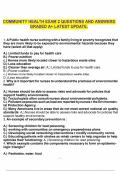 ATI Community Health Nursing bundled exam 2025