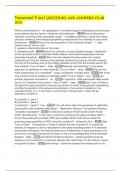 Nanomedicine Midterm Prep QUESTIONS AND ASNWERS YEAR 2025&period;