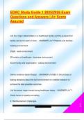EDAC Study Guide 1 2025&sol;2026 Exam  Questions and Answers &vert; A&plus; Score  Assured