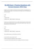 NU 650 Exam 1 Practice Questions with Correct Answers 100&percnt; Pass
