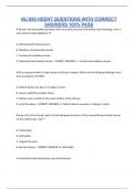 NU 650 HEENT QUESTIONS WITH CORRECT ANSWERS 100&percnt; PASS