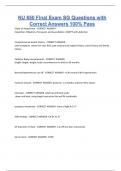 NU 650 Final Exam SG Questions with Correct Answers 100&percnt; Pass