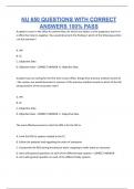 NU 650 Exams Questions with 100&percnt; Correct Answers &vert; Latest Version A&plus; &vert; Expert Verified