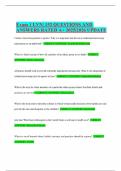 Exam 1 LVN&vert; 152 QUESTIONS AND ANSWERS RATED A&plus; 2025&vert;2026 UPDATE