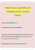 FNDH 400 Exam 2 QUESTIONS AND ANSWERS RATED A&plus; 2025&vert;2026 UPDATE