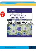 Student Solutions Manual for Skoog&sol;West&sol;Holler&sol;Crouch's Fundamentals of Analytical Chemistry&period; 10th Edition - All 37 Chapter Included
