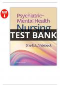 Test Bank Guide for Psychiatric Mental Health Nursing&comma; 9th Edition Videbeck - All 24 Chapter & Rationales Included