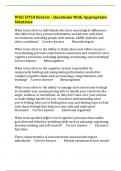 WGU D753 Review - Questions With Appropriate Solutions