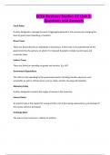 CCEA Business Studies A2 Unit 2- Questions and Answers