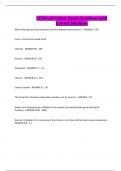 CCTN Lab Values Exam Questions with Correct Solutions