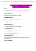 CCTN Exam Study Guide Questions and Answers Verified 100&percnt; Correct
