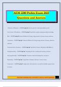 AEM 2200 Prelim Exam 2025 Questions and Answers