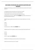 HAM RADIO TECHNICIAN TEST UPDATED QUESTIONS AND ANSWERS