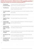 NU664C Study Guide for Midterm Exam 2025 complete questions &lpar; frequently tested&rpar; and answers&vert; already graded A&plus;