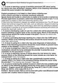 ATI CAPSTONE MEDICAL SURGICAL ASSESSMENT EXAM-REAL ACTUAL EXAM-LATEST UPDATE 2025 &vert; COMPLETE QUESTIONS WITH CORRECT DETAILED ANSWERS &ndash;RATED 100&percnt; CORRECT&excl;&excl; ALREADY GRADED A&plus;