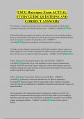 USCG Hazwoper Exam ACTUAL  STUDYGUIDE QUESTIONS AND  CORRECT ANSWERS