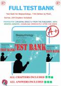 TEST BANK FOR Biopsychology 11th Edition by John P&period;J&period; Pinel and Steven J&period; Barnes&period;&vert;&vert;ALL CHAPTERS 1-18&vert;&vert;COMPLETE GUIDE GRADED A&plus;