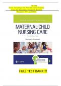 Test Bank for Davis Advantage for Maternal-Child Nursing Care 3rd Edition by Scannell Ruggiero Test Bank With Verified Questions and Answers&comma; ISBN&colon;9781719640985&comma;All Chapter 1-27 Covered&vert;Complete Guide A&plus;&period;