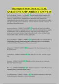 Hazwoper 8 hour Exam ACTUAL  QUESTIONS AND CORRECT ANSWERS